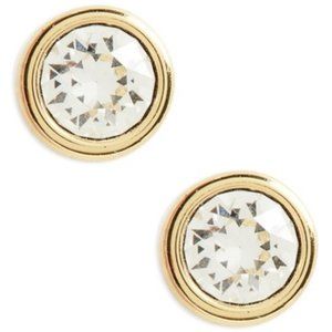 Ted Baker London Sinaa Swarovski Crystal Stud Earrings-GOLD